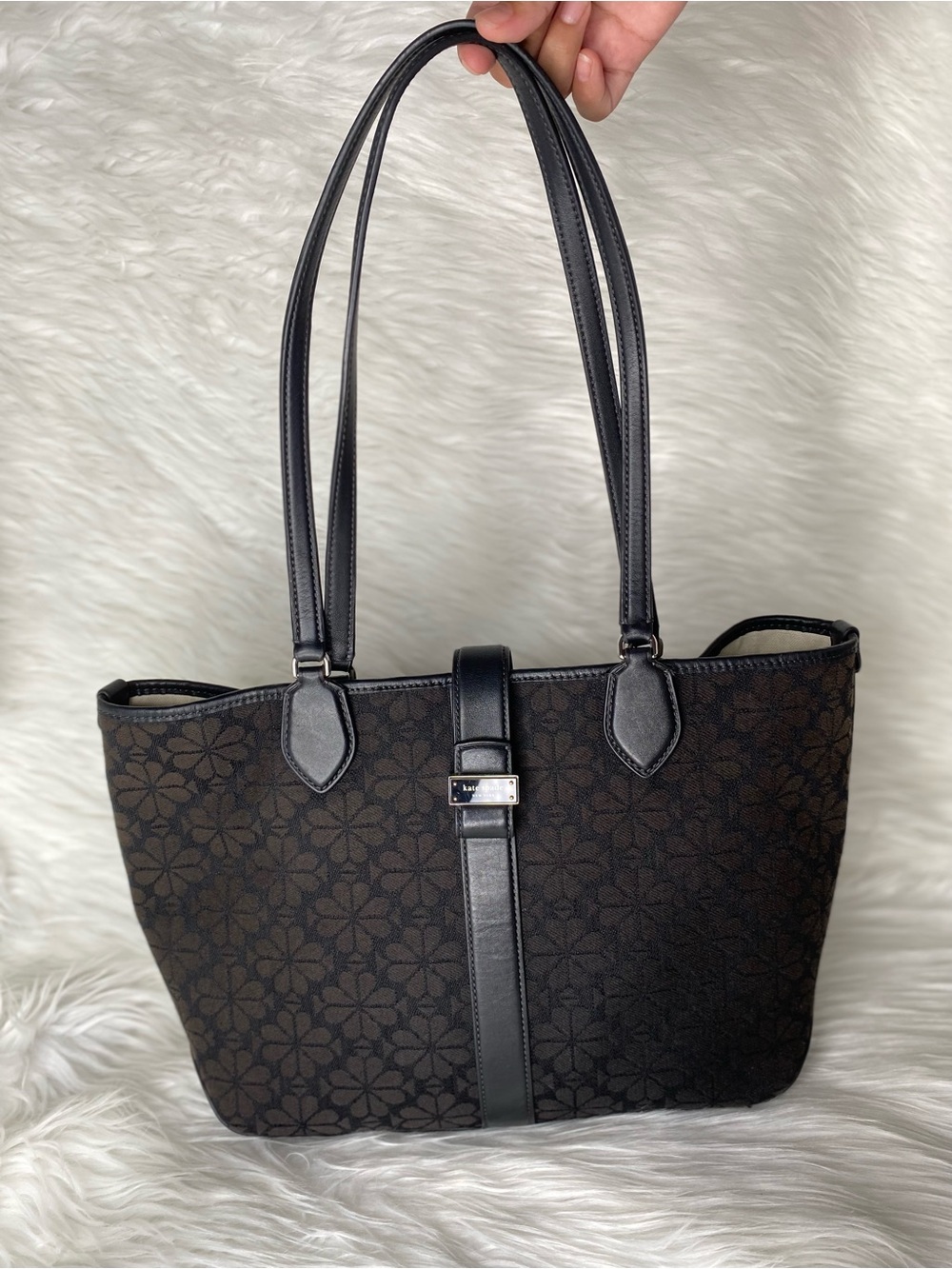 Kate Spade Spade Flower Jacquard Top Handle Bag